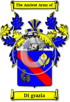 Di grazia Family Crest Download (jpg) Legacy Series - 150 DPI